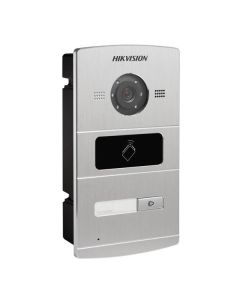 IP vanjski interfonski panel HikVision DS-KV8102-IM jedna pozivna tipka, kamera 1,3Mpx, čitač kartica, aluminijsko kućište