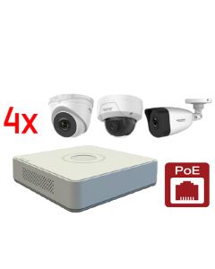 Video komplet IP POE 4 kamere 4MP